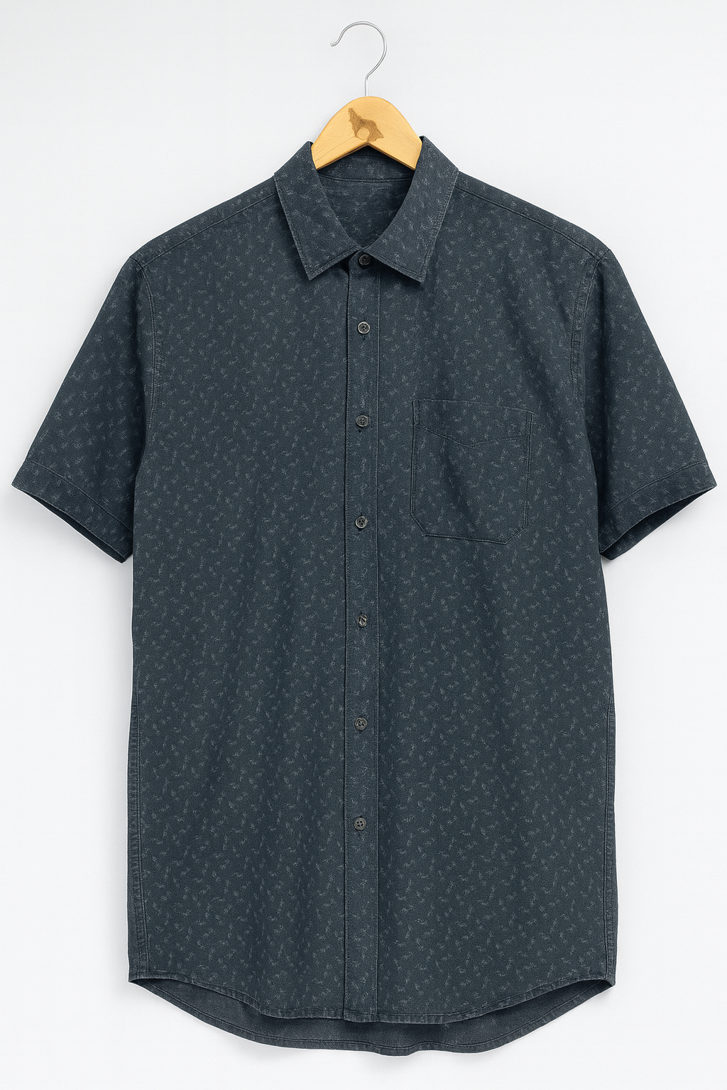 1049-Classic Printed Button Down