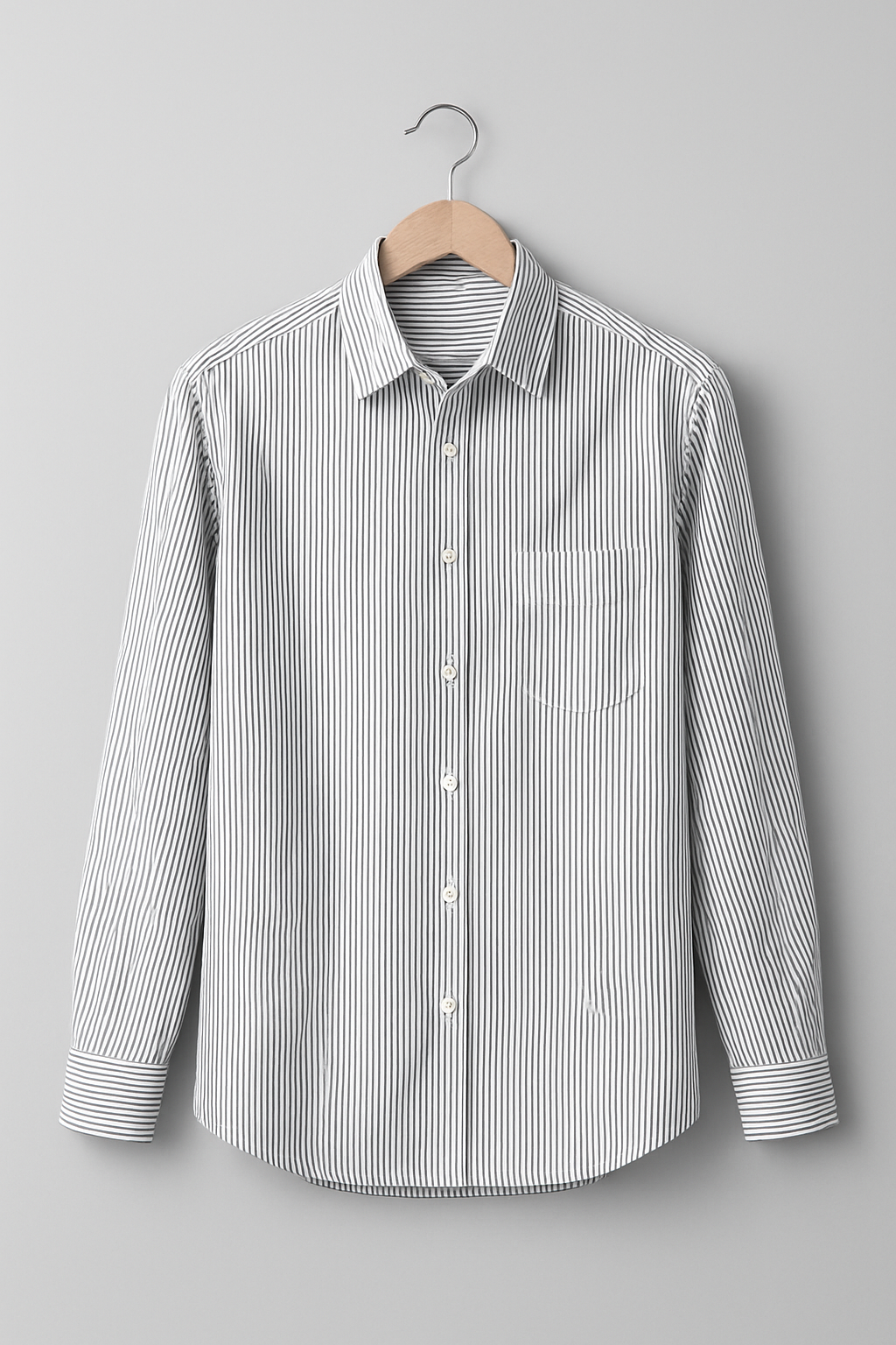 1058- Classic Striped Button Down