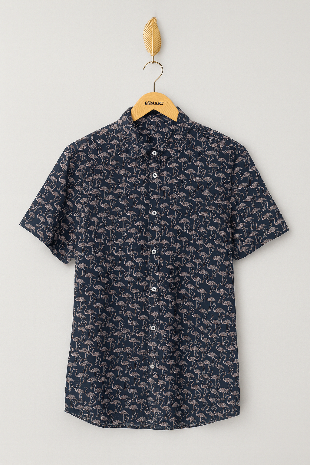 1040 - Classy Duck Printed Button Down