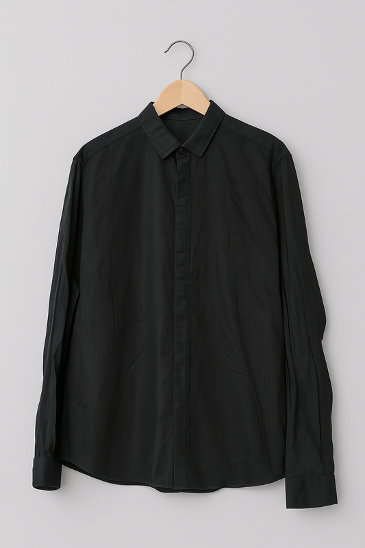 1060- Autograph | Classic Black Button Down
